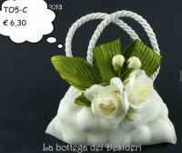 Sacchetto in organza porta confetti